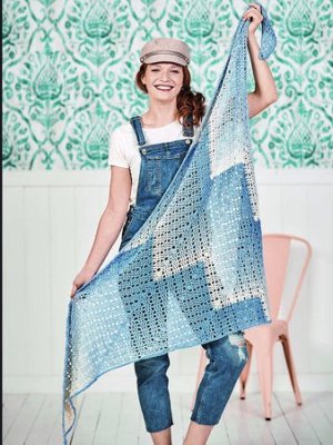 Häkeltuch Himmelsblitz