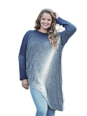 Poncho-Pulli Fächer-Style
